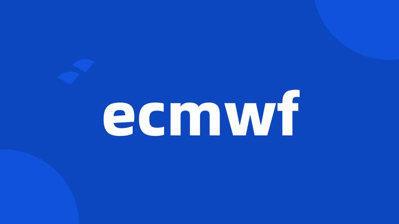 ecmwf