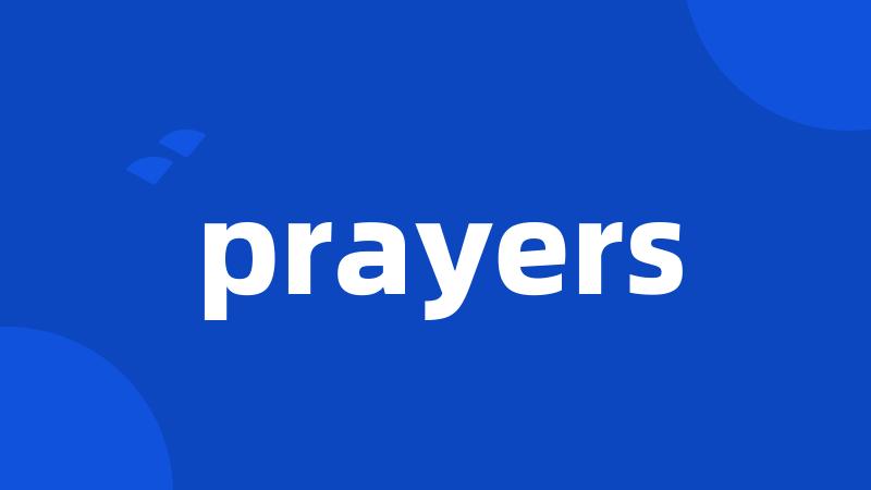 prayers