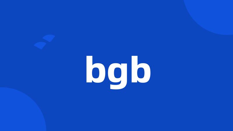 bgb