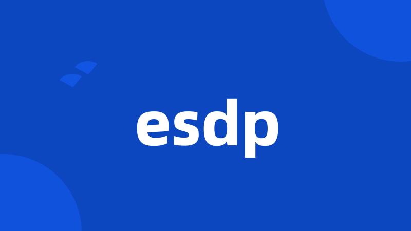 esdp