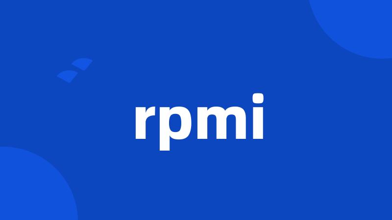 rpmi