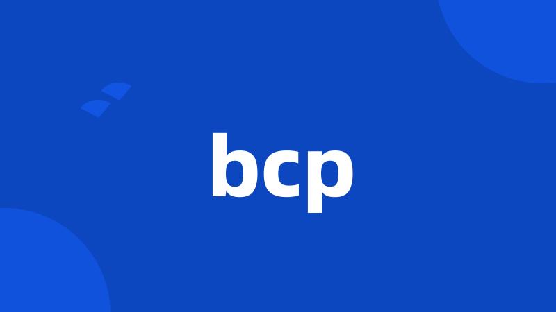 bcp