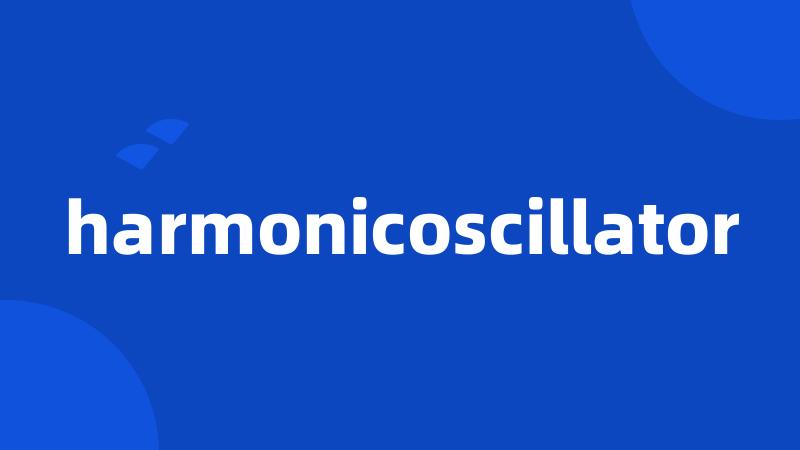 harmonicoscillator