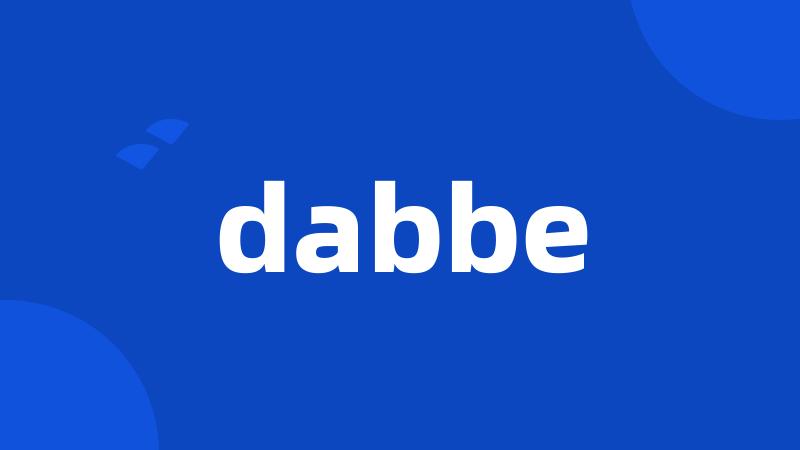 dabbe