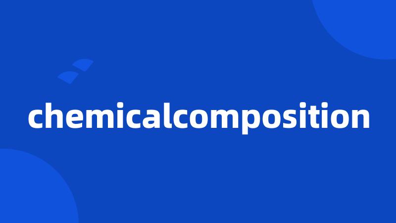 chemicalcomposition