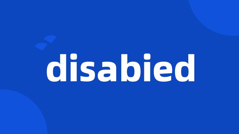 disabied