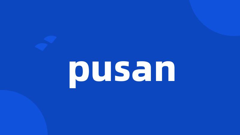 pusan