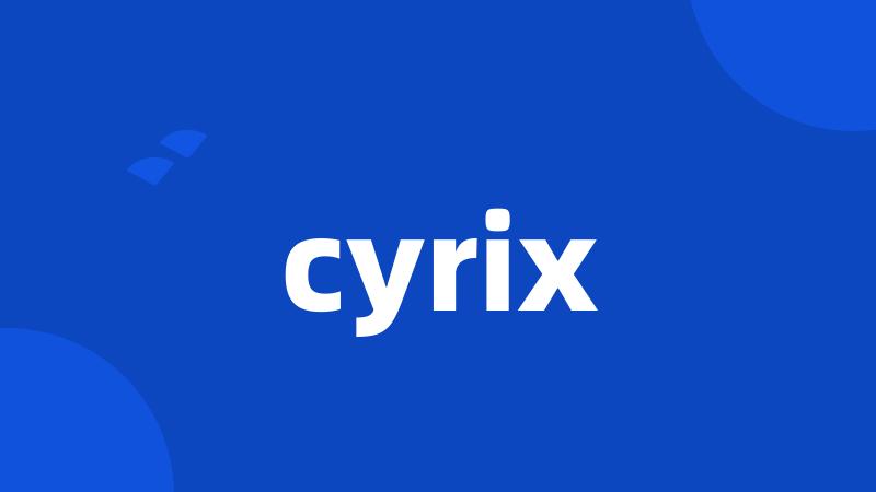 cyrix