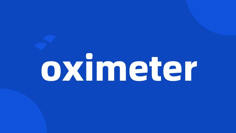 oximeter