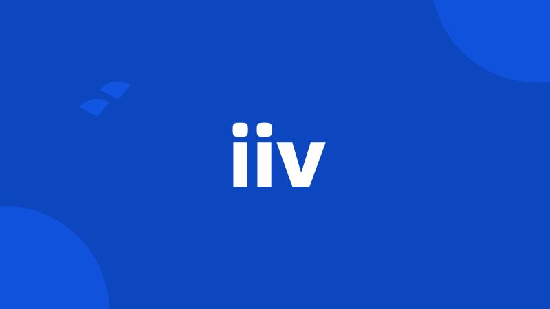 iiv