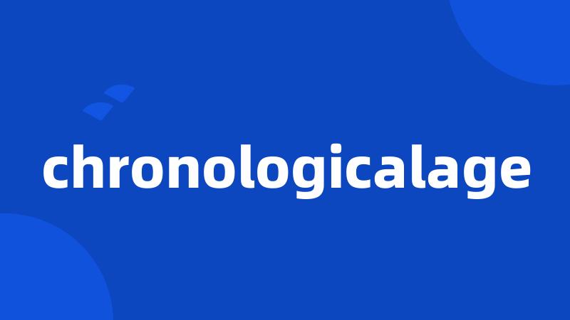 chronologicalage