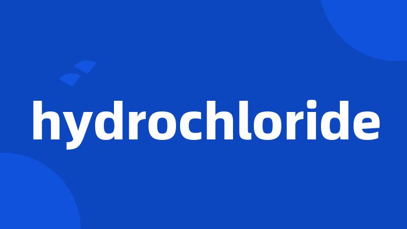 hydrochloride