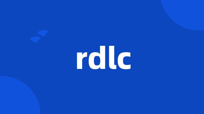 rdlc