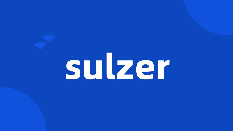 sulzer