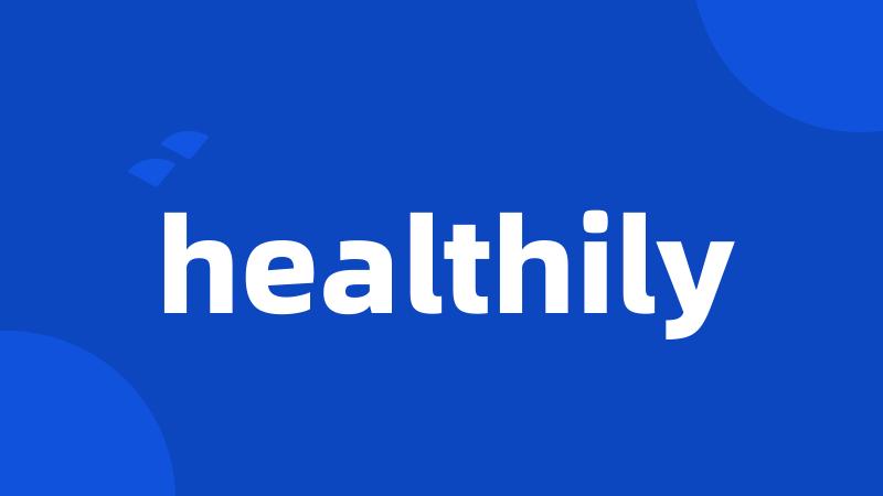 healthily