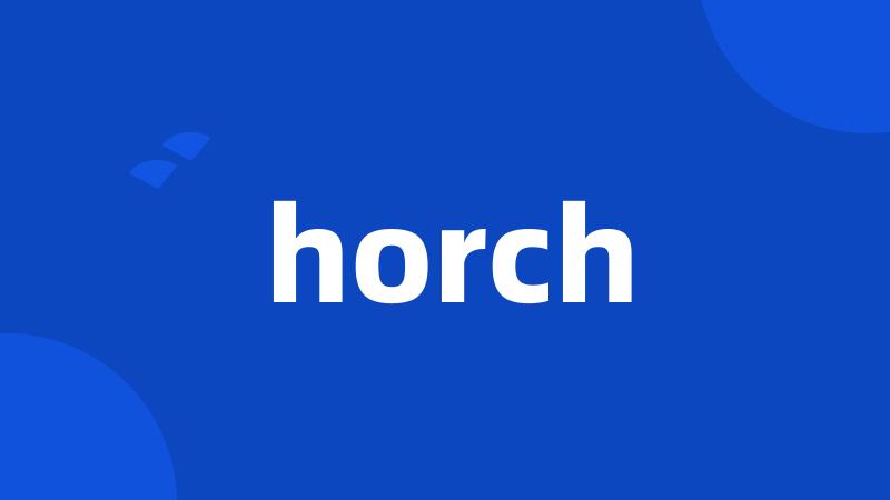 horch