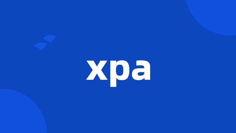 xpa