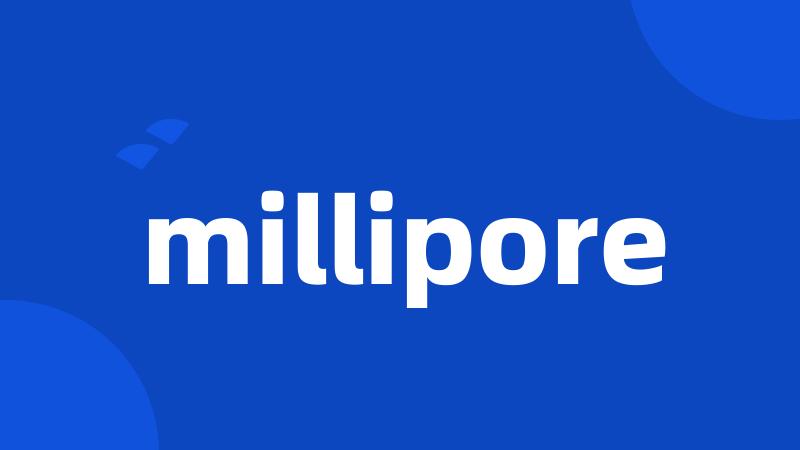 millipore