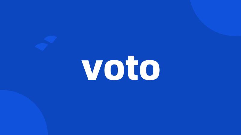 voto