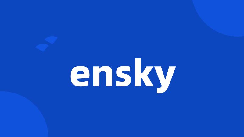 ensky