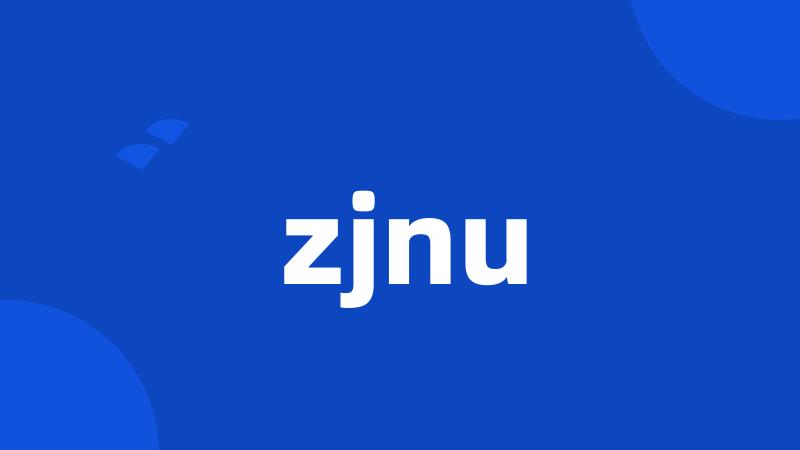 zjnu