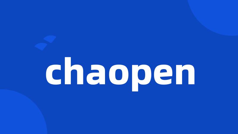 chaopen