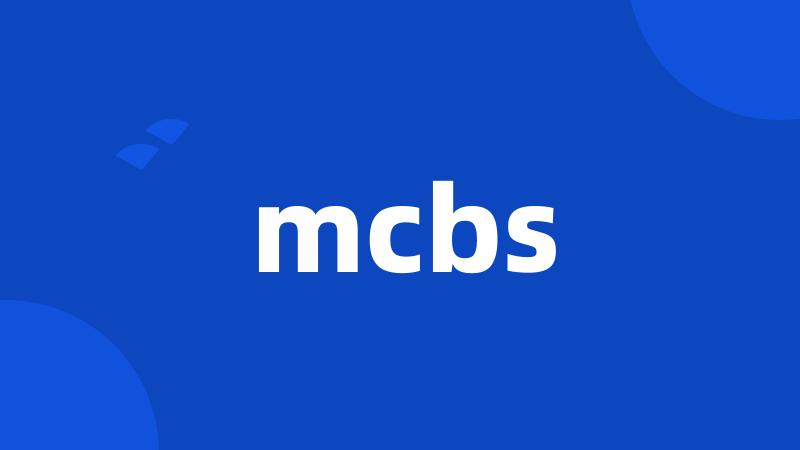 mcbs