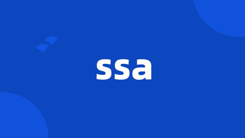 ssa