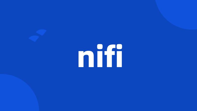 nifi