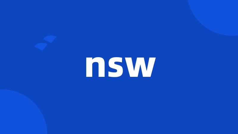 nsw