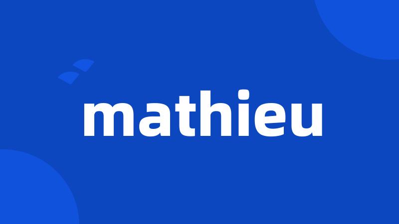 mathieu