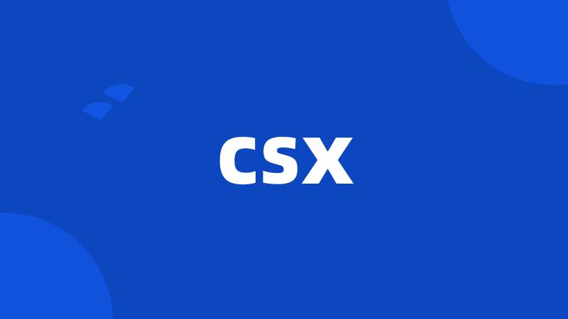 csx