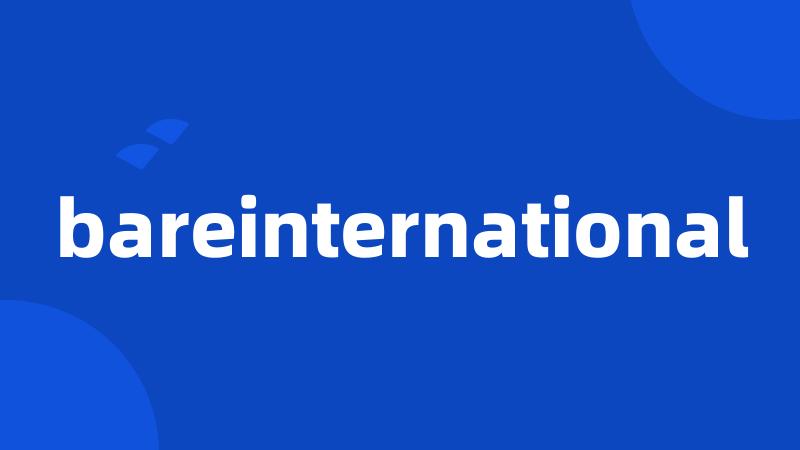 bareinternational