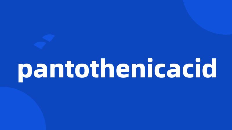 pantothenicacid