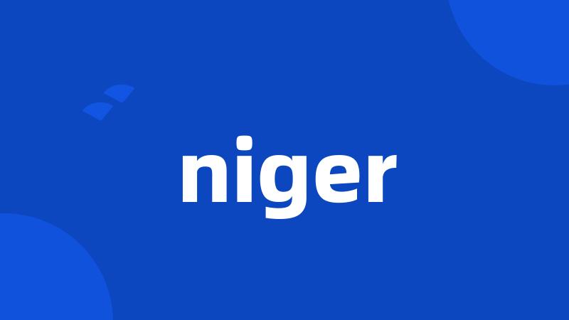 niger