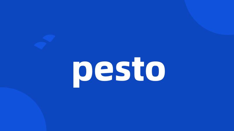 pesto