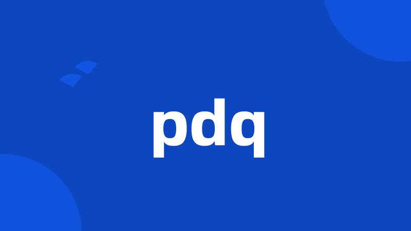 pdq