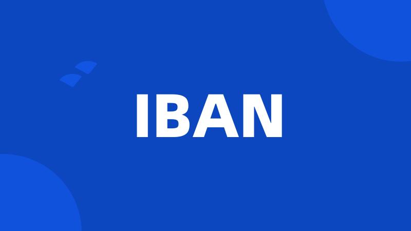 IBAN