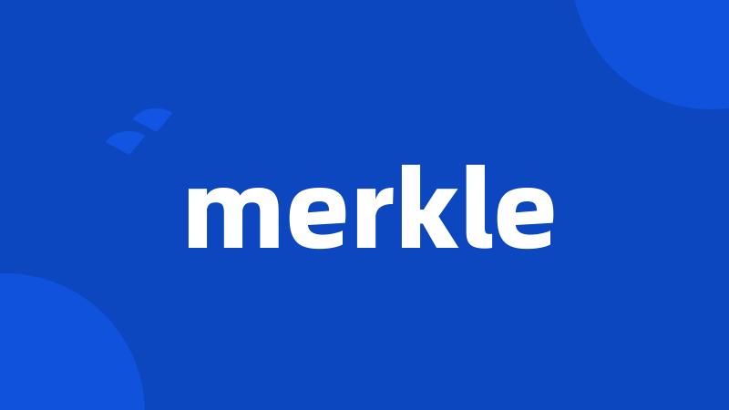 merkle