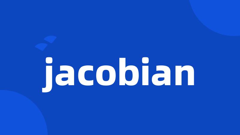 jacobian