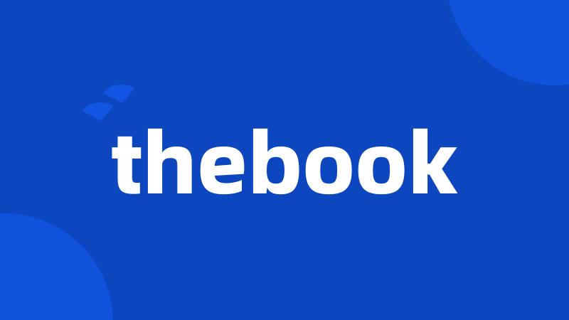 thebook