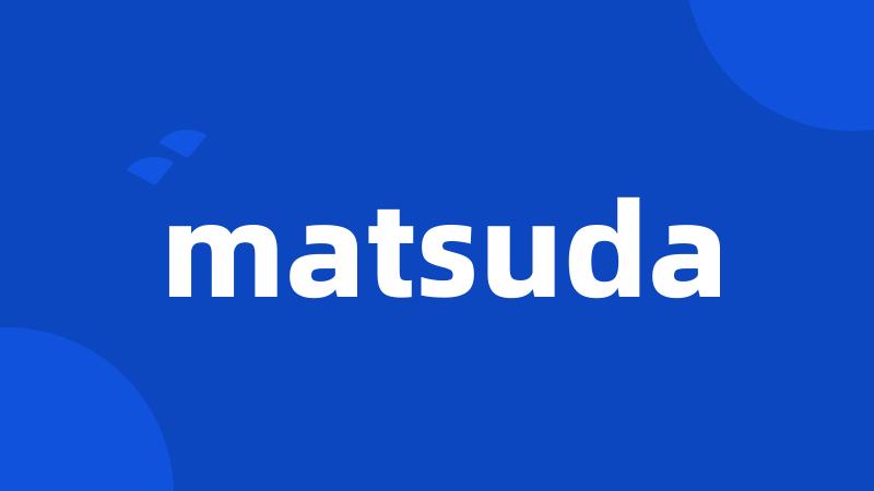 matsuda