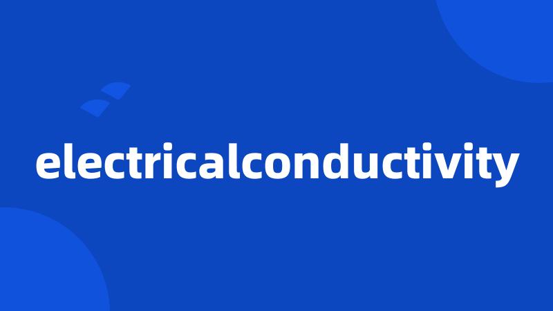 electricalconductivity