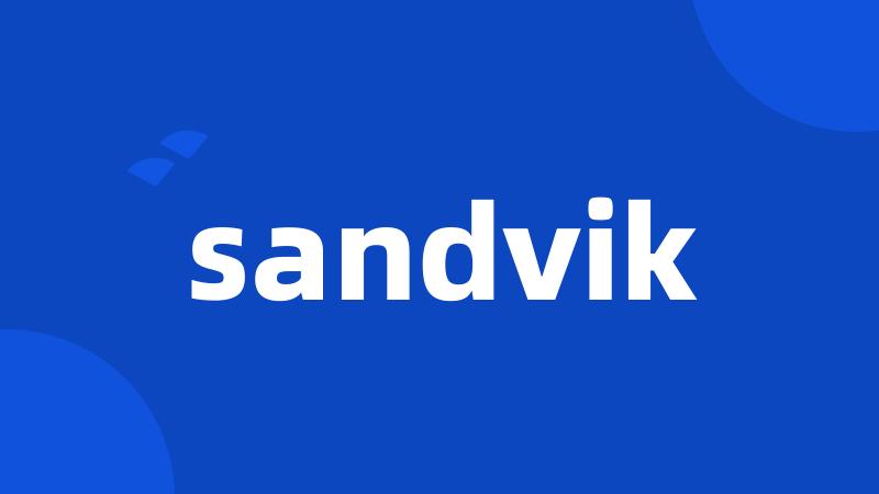 sandvik