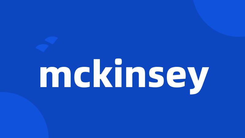 mckinsey