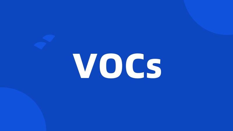 VOCs