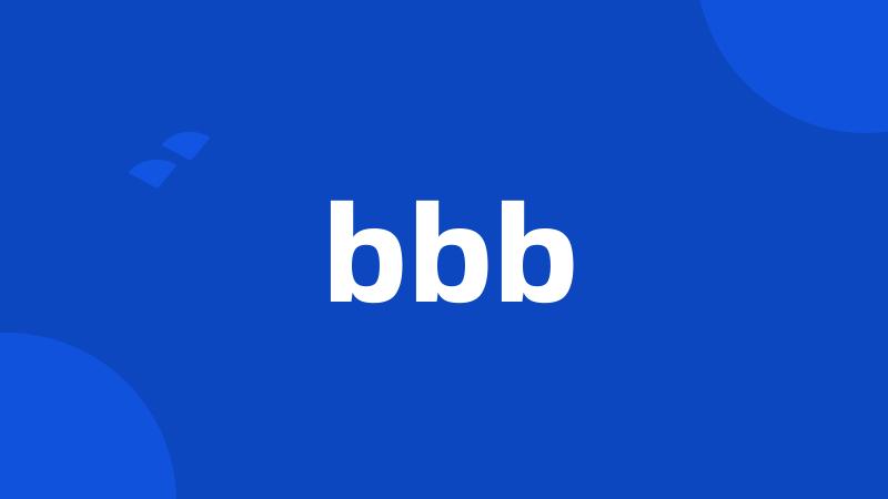 bbb