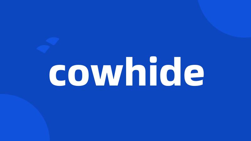 cowhide