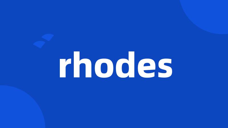 rhodes