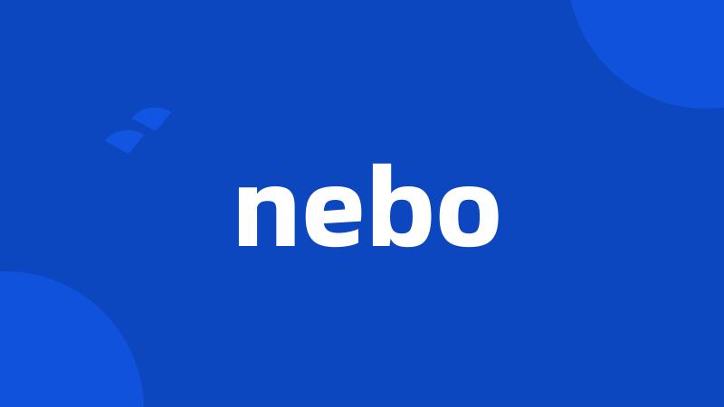 nebo